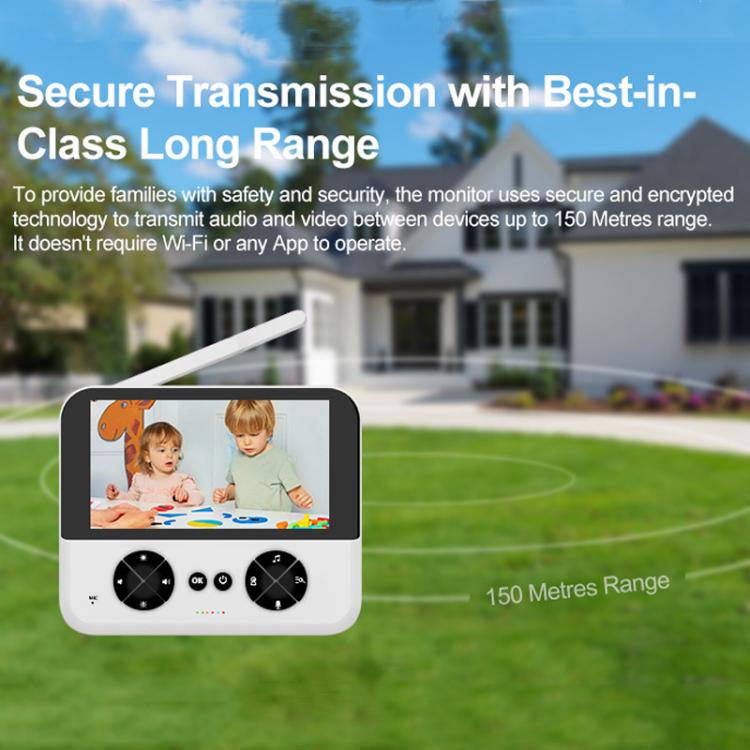4.3 Inch IPS HD Display 720P Baby Monitor, US Plug, EU Plug, UK Plug, AU Plug 4.3 Inch IPS HD Display 720P Baby Monitor, US Plug, EU Plug, UK Plug, AU Plug